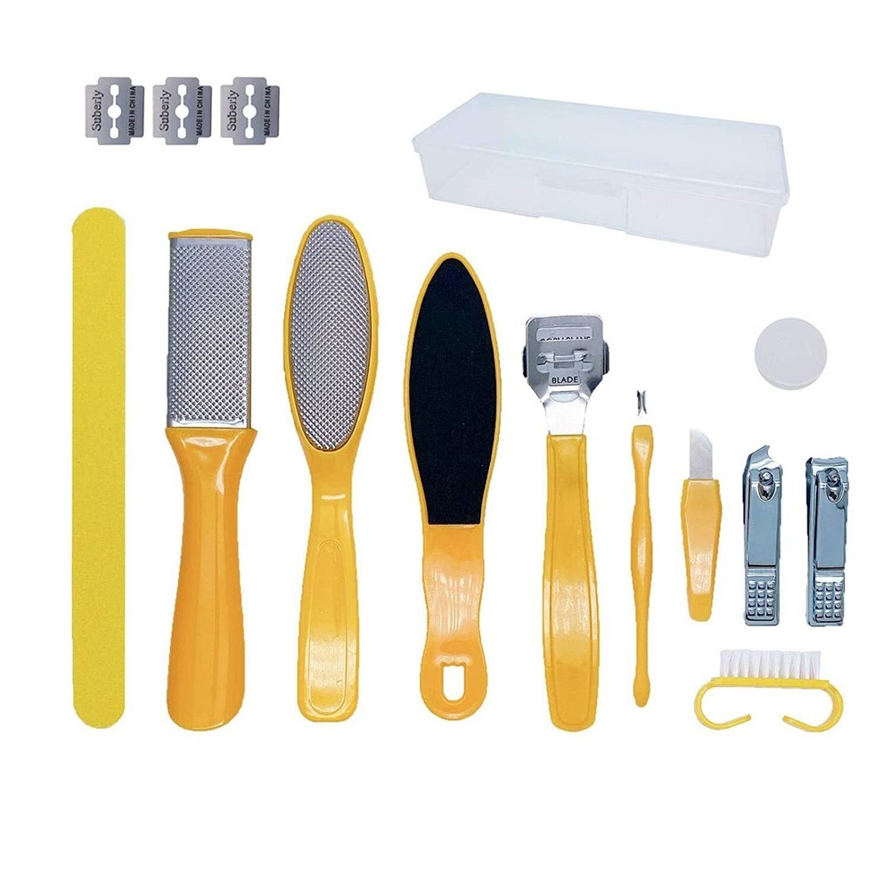 Professional Pedicure Tools Set 15in1 Foot Care Kit Stainless Steel Pedicure Kit